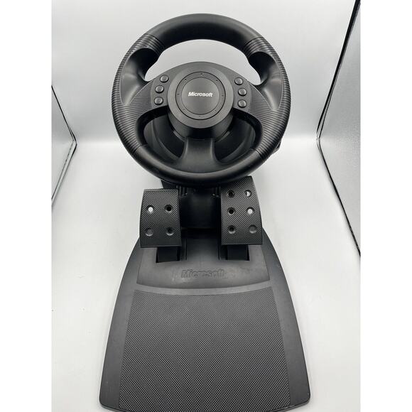 Microsoft SideWinder - Precision Racing Steering Wheel & pedals USB Version 1.0 - Picture 1 of 11